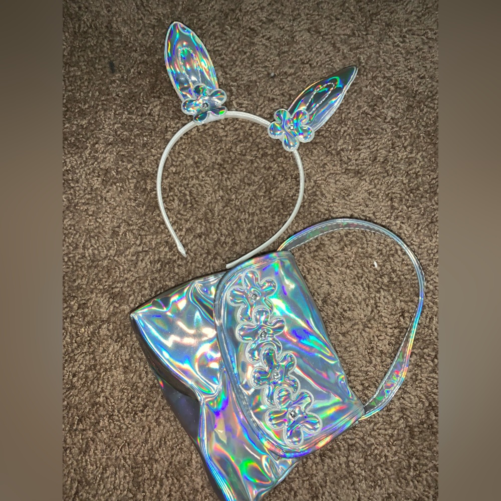 Girls purse with headband to match